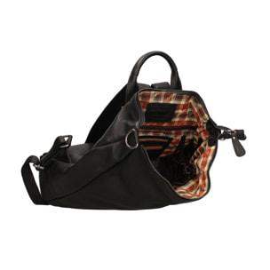 Borsa a mano convertibile in zaino  da uomo In Vera pelle Made in Italy 32x39x10 cm