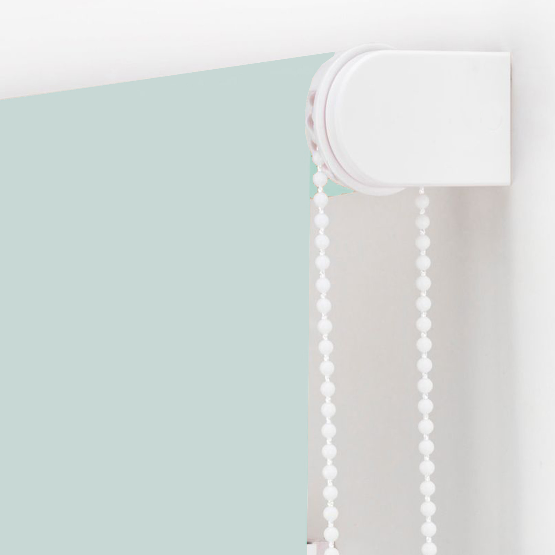 Well home estor enrollable translúcido liso - azul claro, 180 x 110cm (ancho x largo)/tamaño de la tela 177 x 105cm