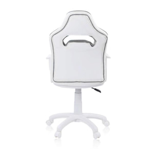 Silla gaming sticker gris DRW Sticker - Blanco - Gris DRW