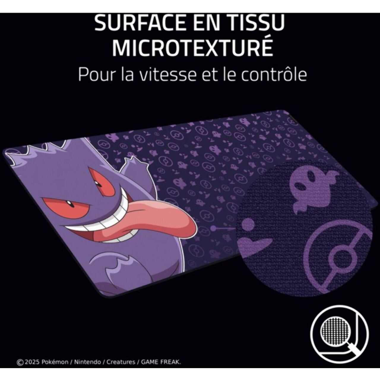 Tapis de souris RAZER GIGANTUS V2 XXL POKEMON GENGAR ED