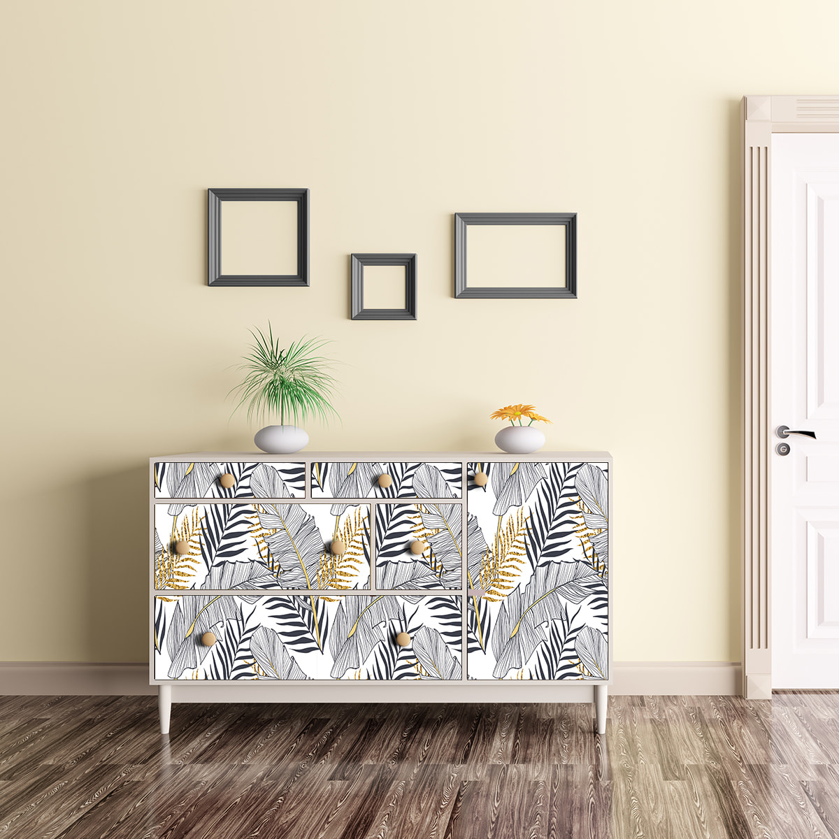 Sticker meuble tropical Hiva-Oa 60 x 90 cm