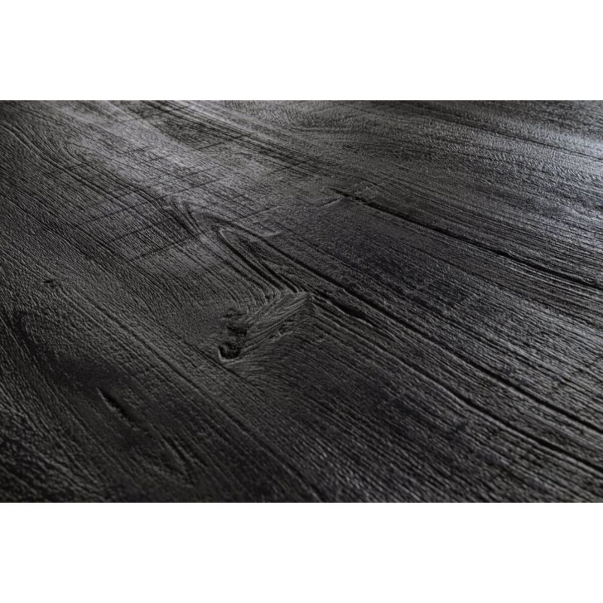 Tavolo HASTINGS rettangolare in legno di mango e base antracite acciaio 200x100 cm