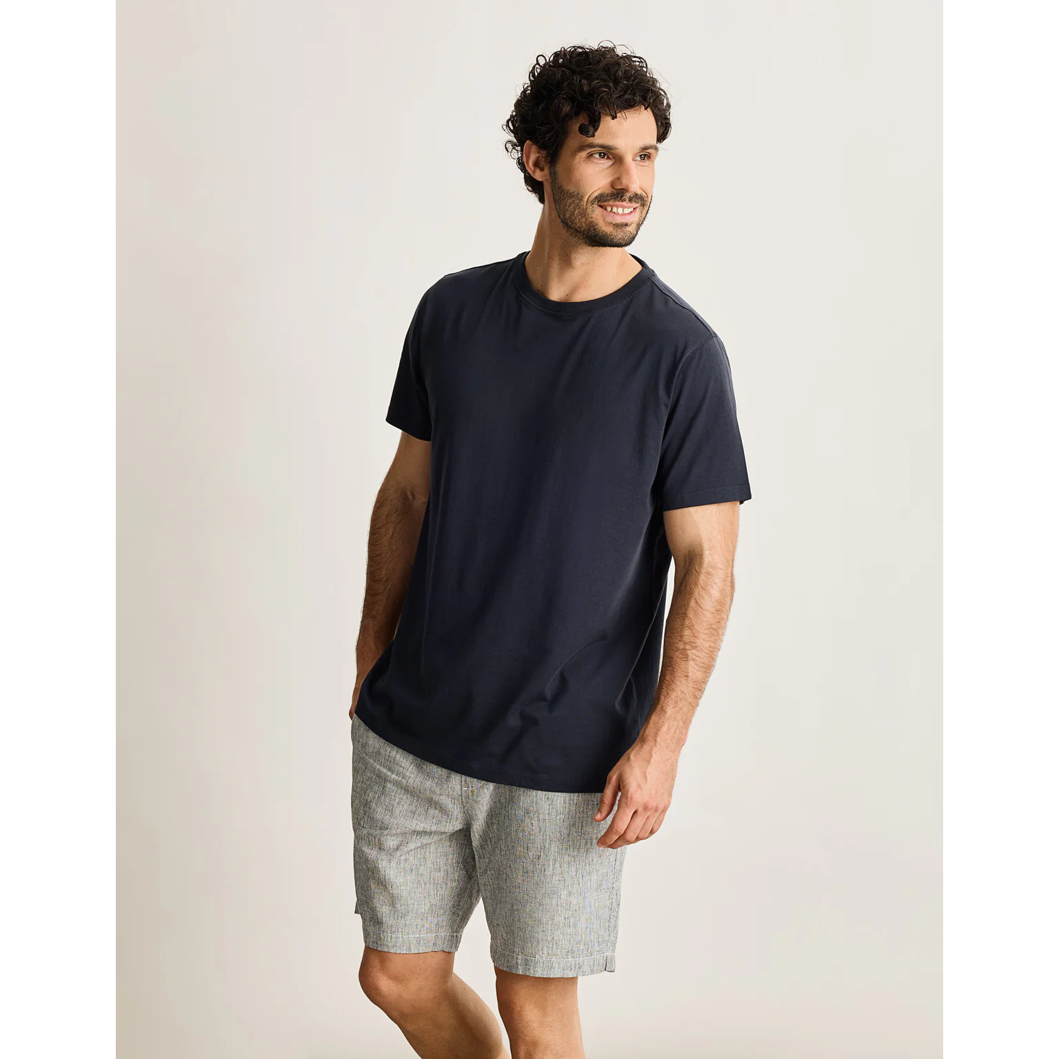 Camiseta Manga Corta Azul Marino - Etern