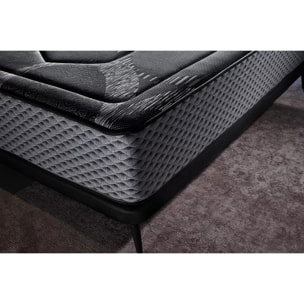 Matelas Titanium Black Multizone 26 cm - Moonia