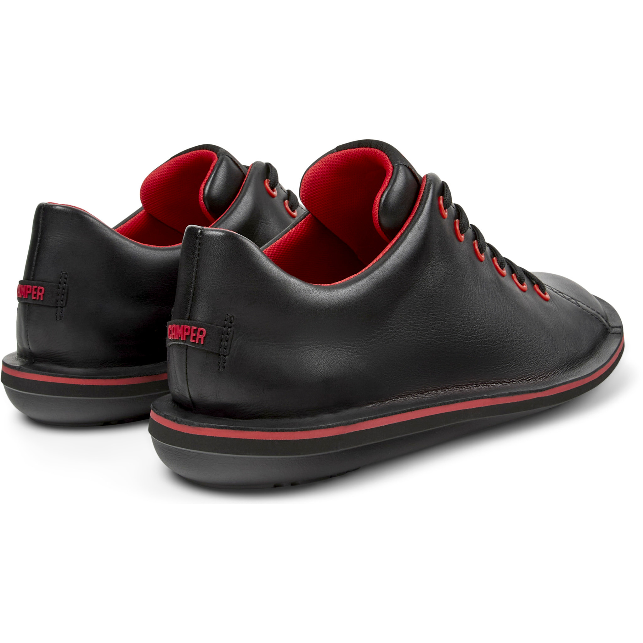 Sneakers - CAMPER Beetle - Nero - Pelle liscia