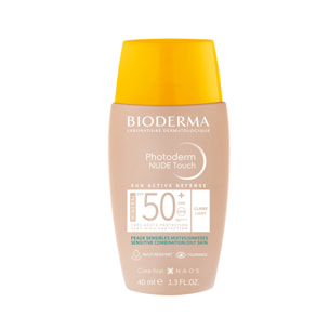 Photoderm Nude Touch - Soin Minéral Teinté Clair - Peaux Sensibles Mixtes/Grasses SPF50+ 40 ml