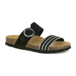 SANDALIA ALMERÍA BABUNKERS NEGRO