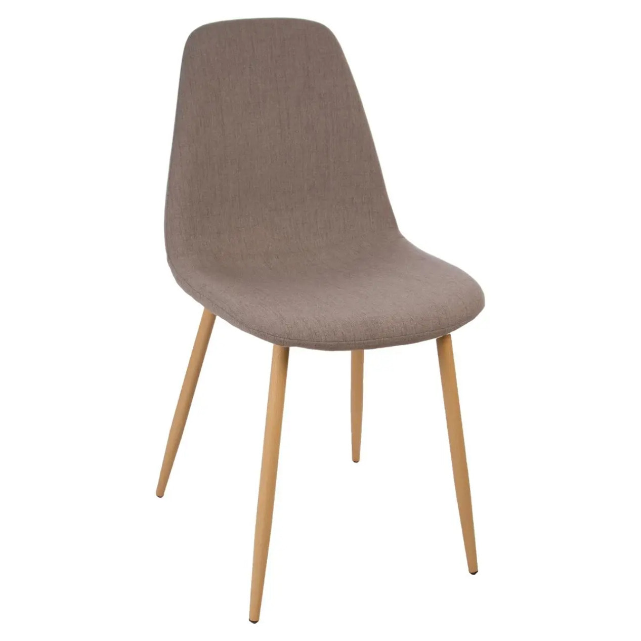 Lot de 2 chaises "Roka" taupe