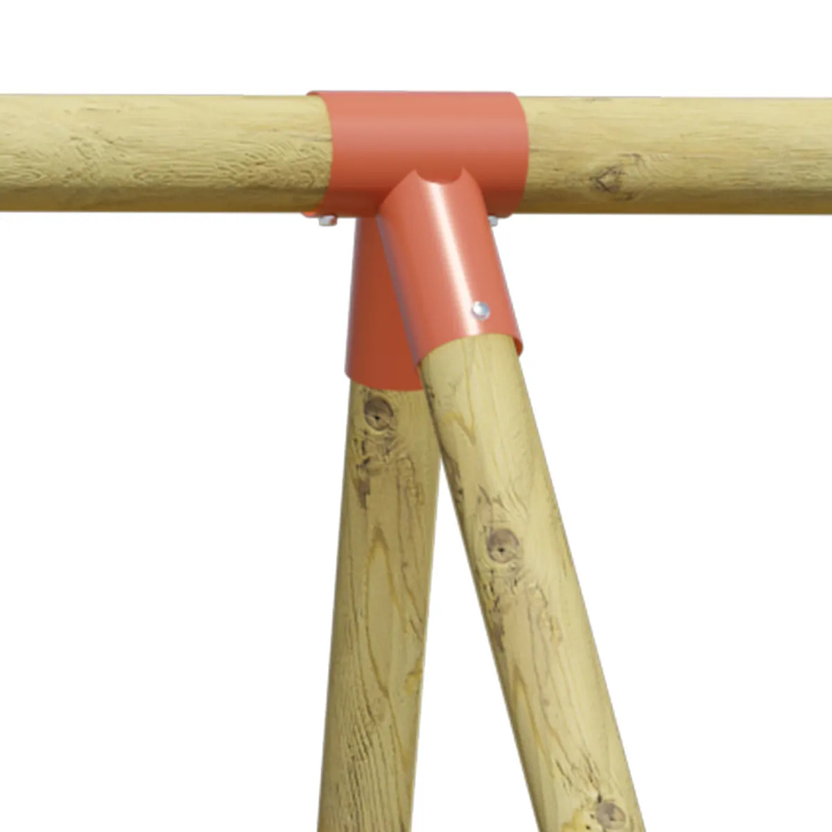 Balançoire en bois 2,30 m Topwood PUNJI 2 - 5 enfants