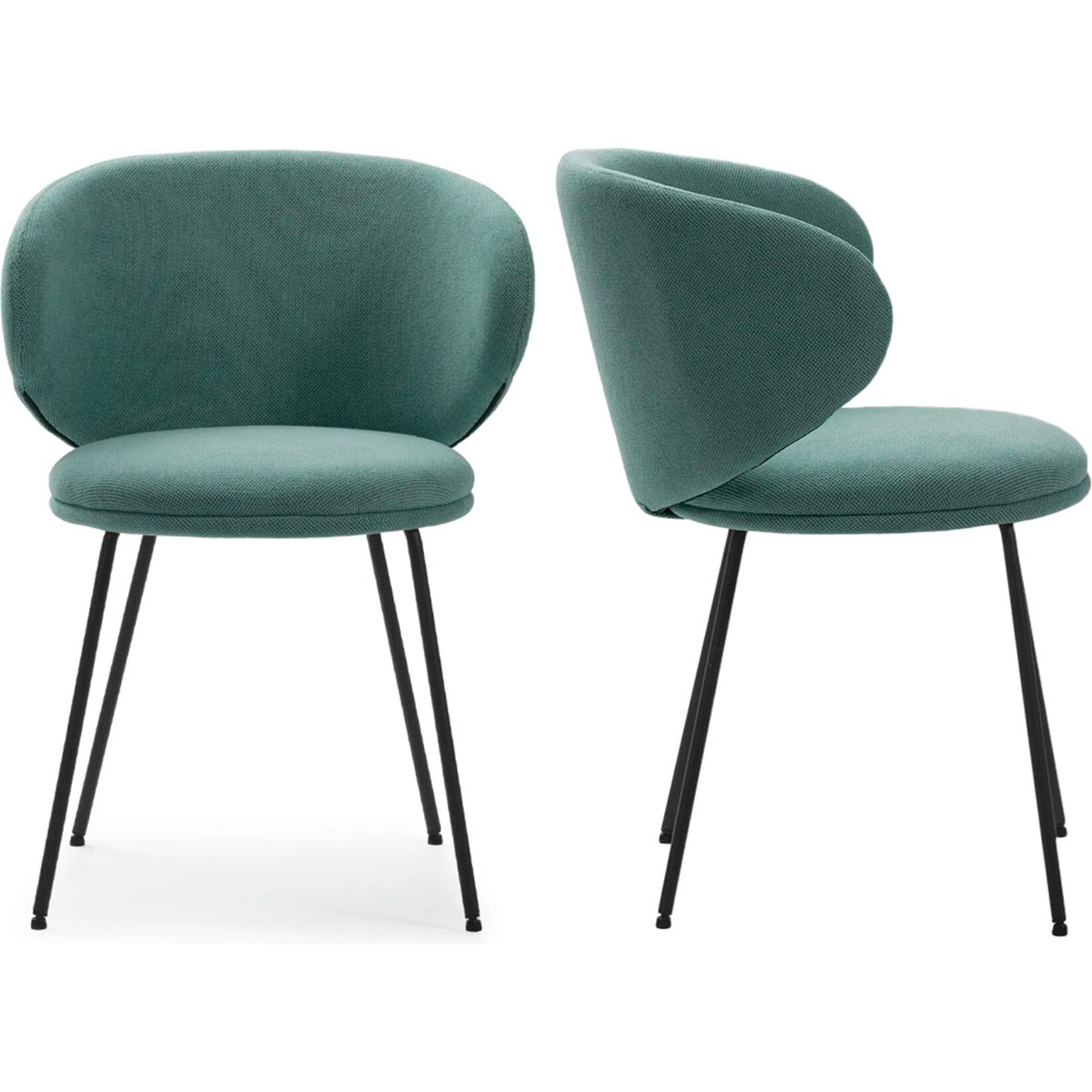 Lot de 2 chaises en tissu - COCOON