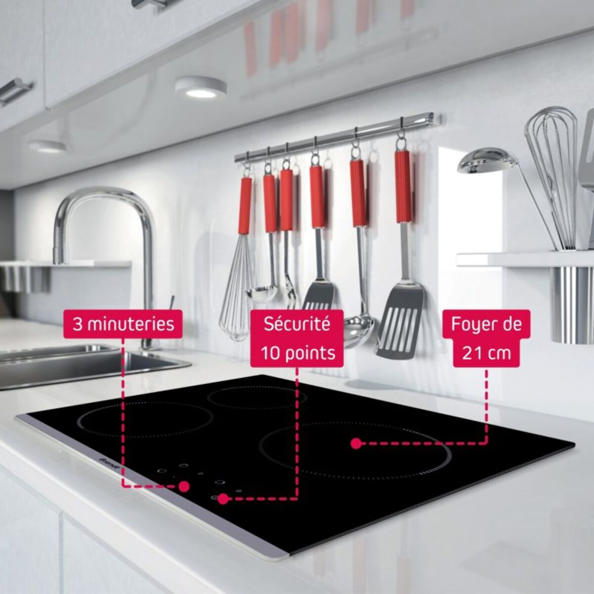 Plaque vitrocéramique BRANDT BPV2320B