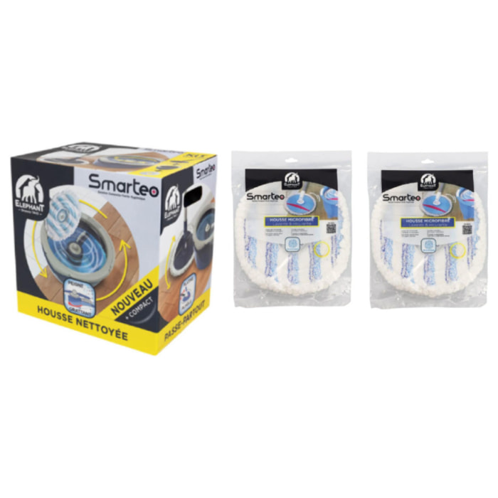 Elephant - Kit de lavage Smarteo + 2 recharges Smarteo