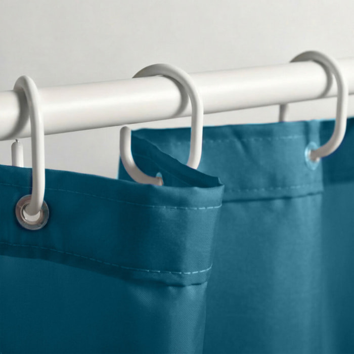 Rideau de douche Polyester PRIMO 240x200cm Bleu Spirella