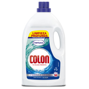 Colon Nenuco Detergente para la lavadora, formato gel 120 lavados (2x60 dosis)