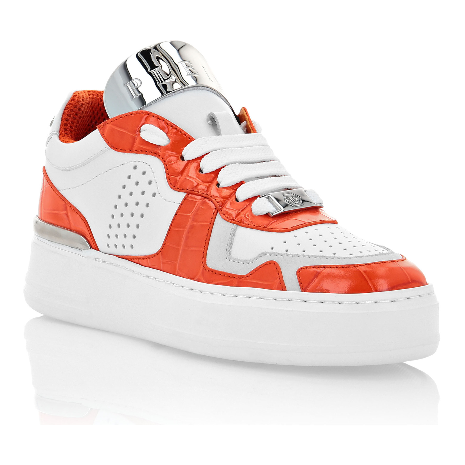 PHILIPP PLEIN Zapatillas bajas SILVER SURFER