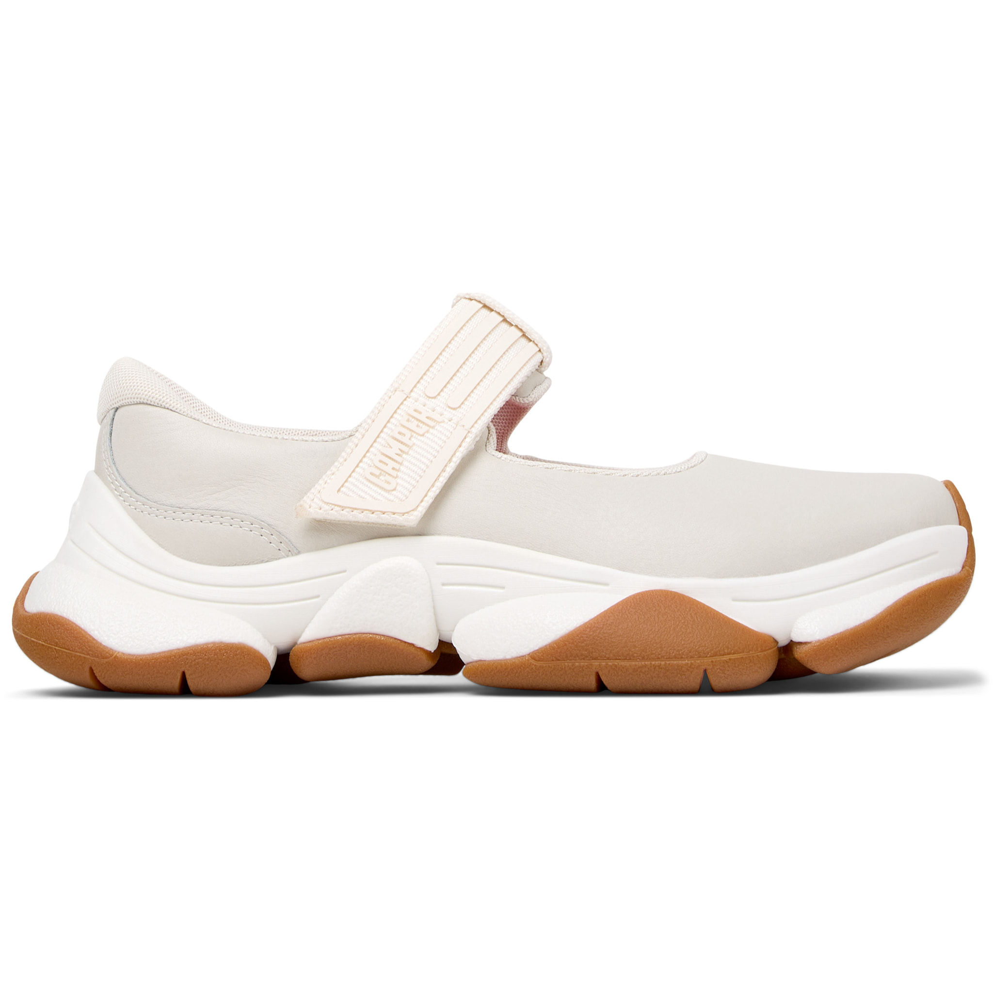 Bailarinas - CAMPER Karst 2 - Blanco - Cuero liso