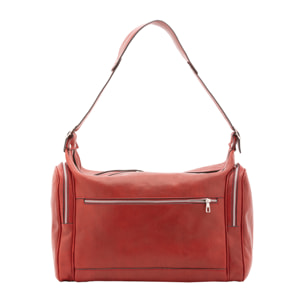 Borsa da viaggio  unisex In Vera pelle Made in Italy 45x35x23 cm