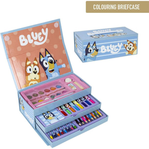 Maletín De Papelería Coloreable Bluey 26.0 X 10.0 X 13.0 Cm