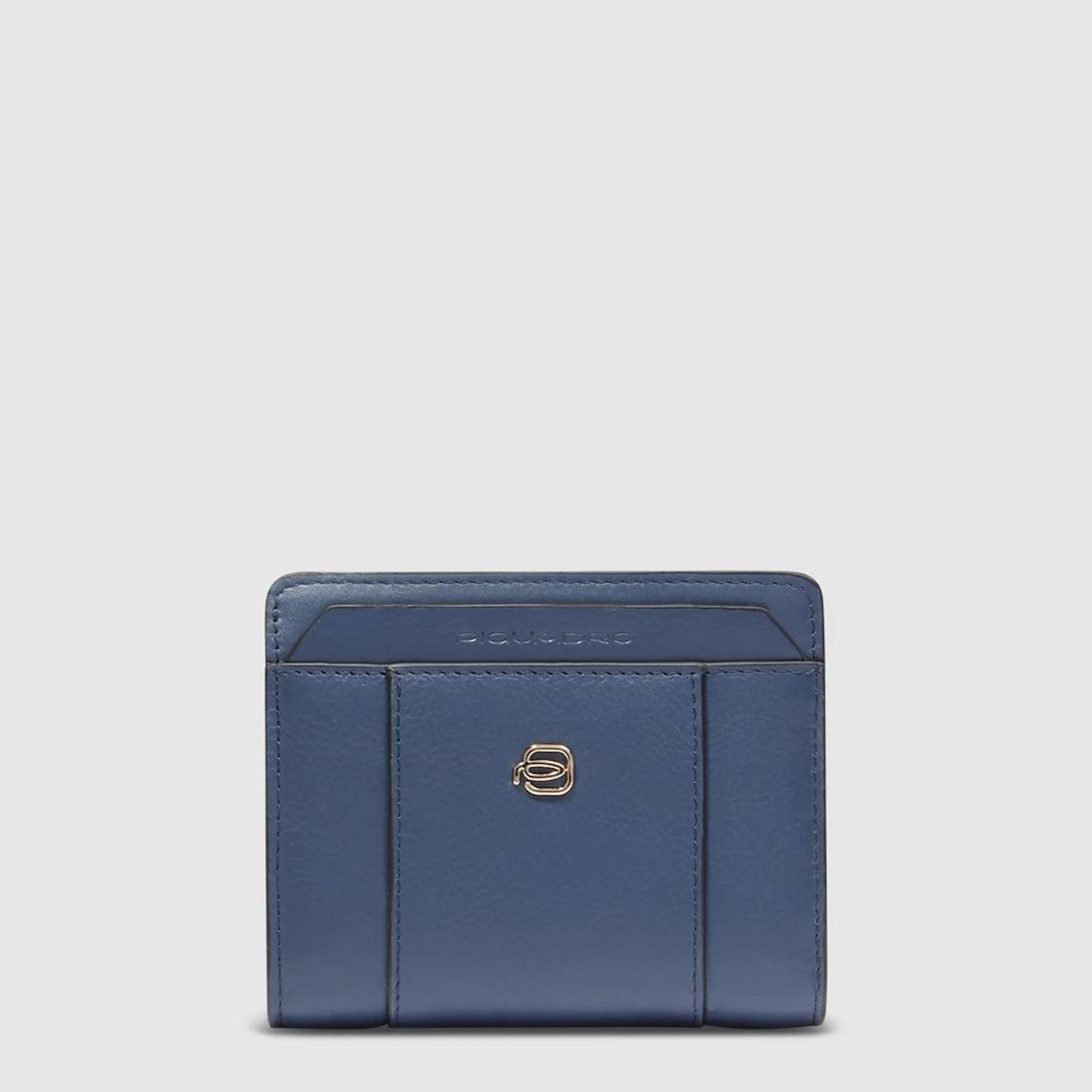 Piquadro Portafogli da in pelle con portamonete, porta carte di credito e protezione RFID