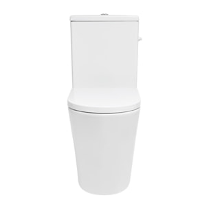 Brevis cuvette WC PMR à poser SEULE sans bride en céramique (réservoir non fourni), blanc (SATBRE32M)