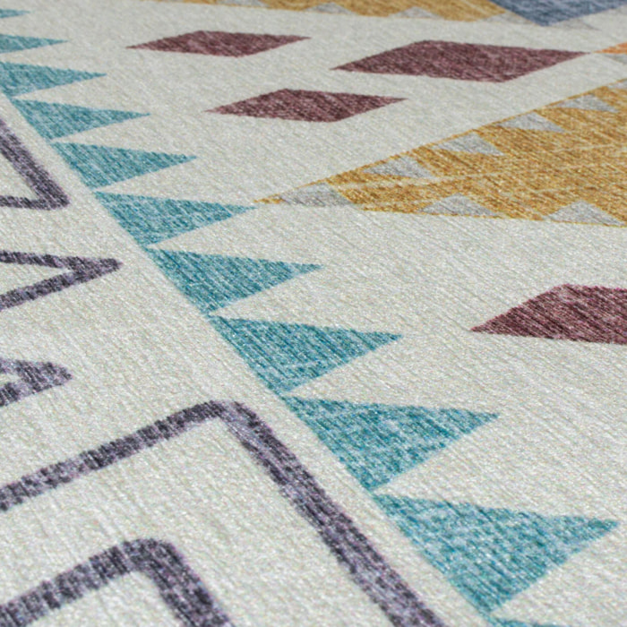Tapis lavable en machine AZTEC Multicolore