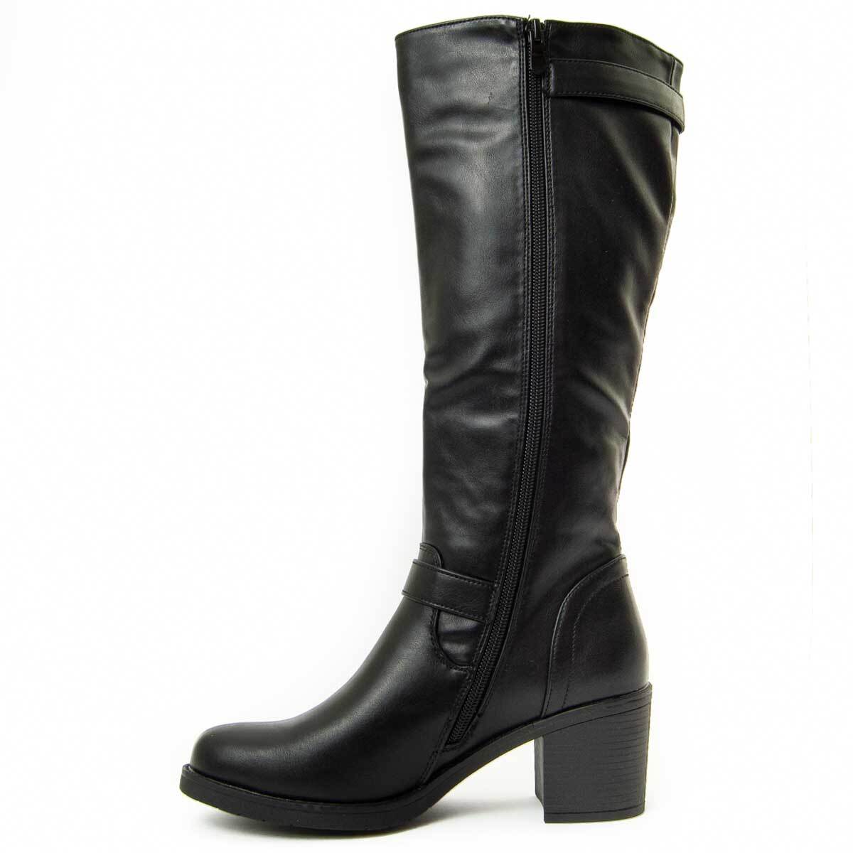 Bota de tacón - Negro - Altura: 7 cm