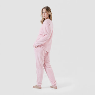 Pijama Coral Puño mujer Hello Monday Rosa