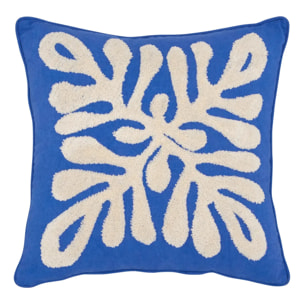 Coussin Libertad 38x38cm bleu