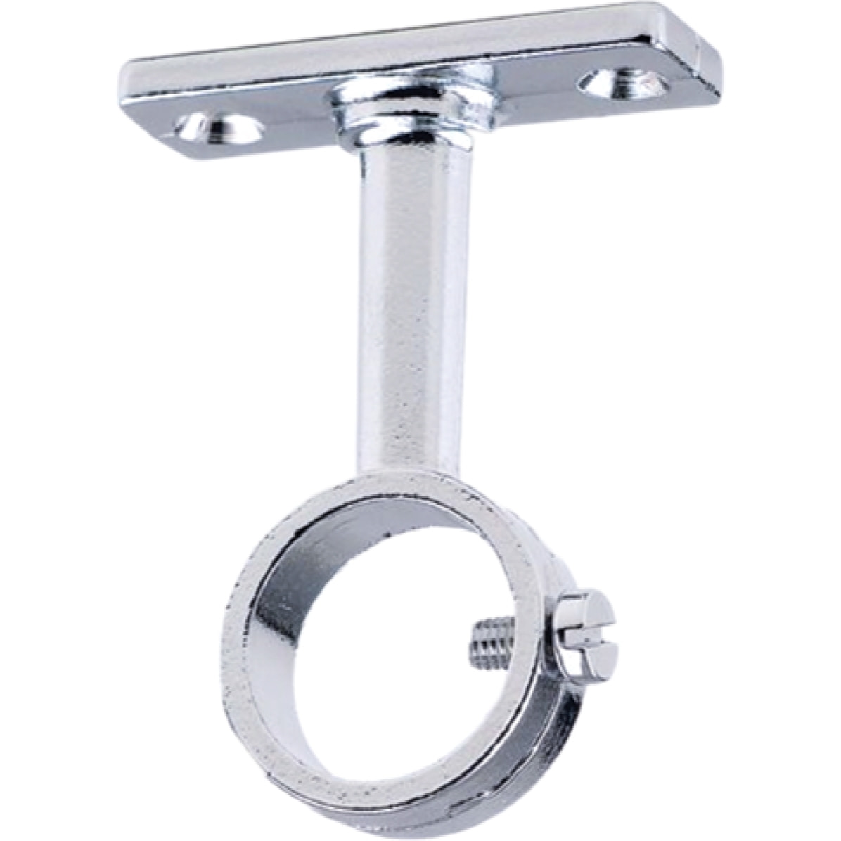 Piton penderie laiton chromé saillie 70mm Ø 30mm