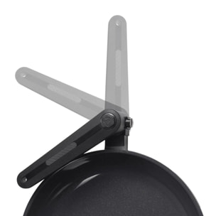 Grill 28 cm avec manche repliable - Transformer