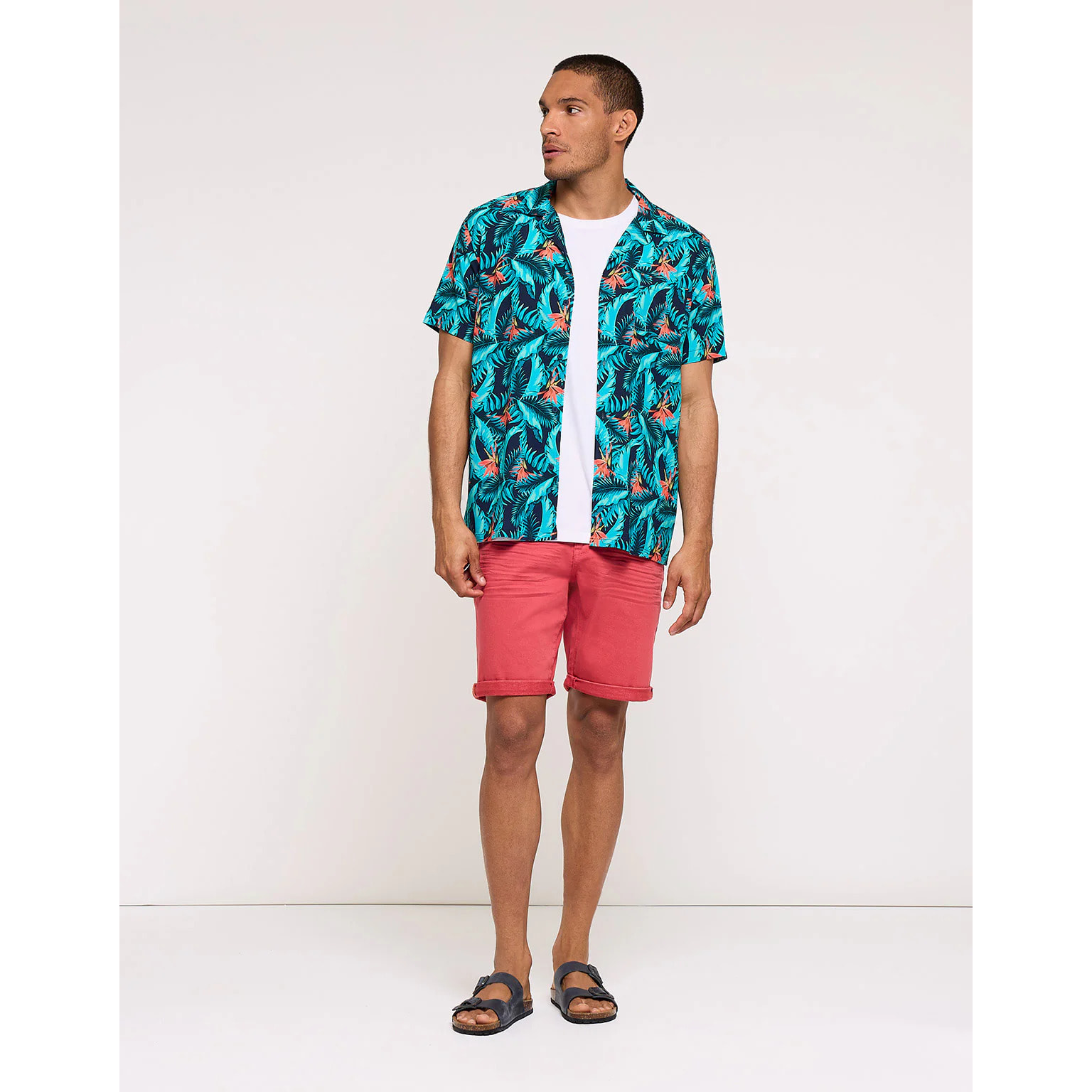 Camisa Manga Corta Azul - Amazonia