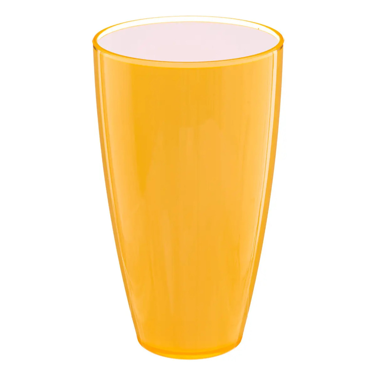 Verre 500ml "Square" jaune moutarde