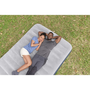 Bestway Matelas gonflable 2 personnes avec pompe rechargeable 203x152x36cm