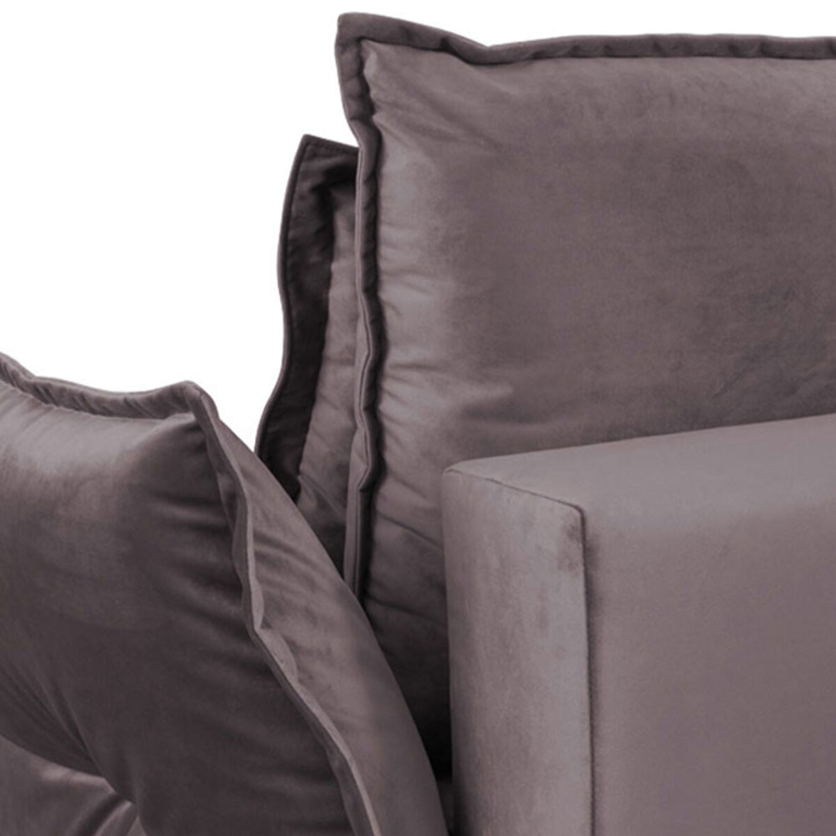 Canapé Velours droit Verduro - 4 Places