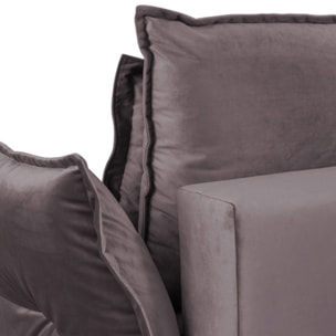 Canapé Velours droit Verduro - 4 Places