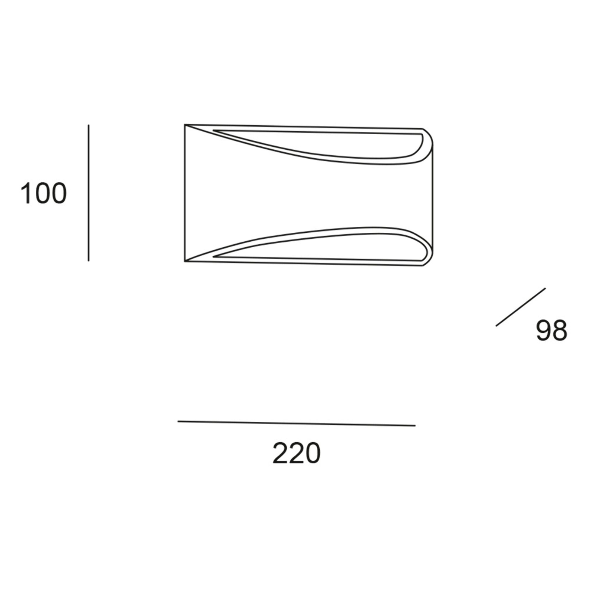 Forlight Aplique Ip54 Kapa Led 8,7W 3000K Gris Urbano 444Lm