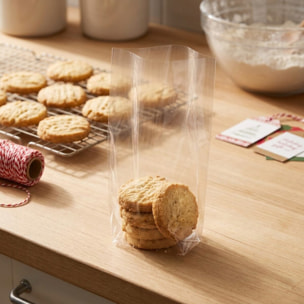 Lot de 10 sachets biscuits transparents Zenker