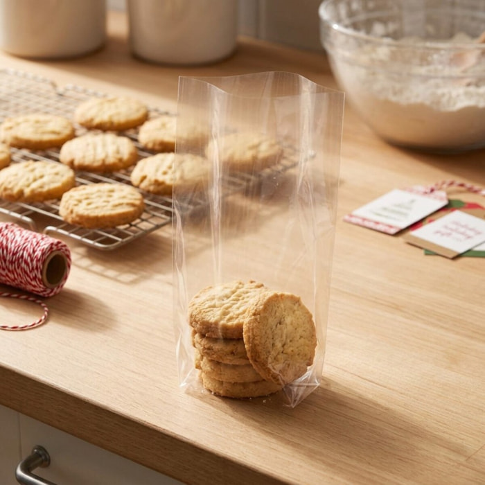 Lot de 10 sachets biscuits transparents Zenker