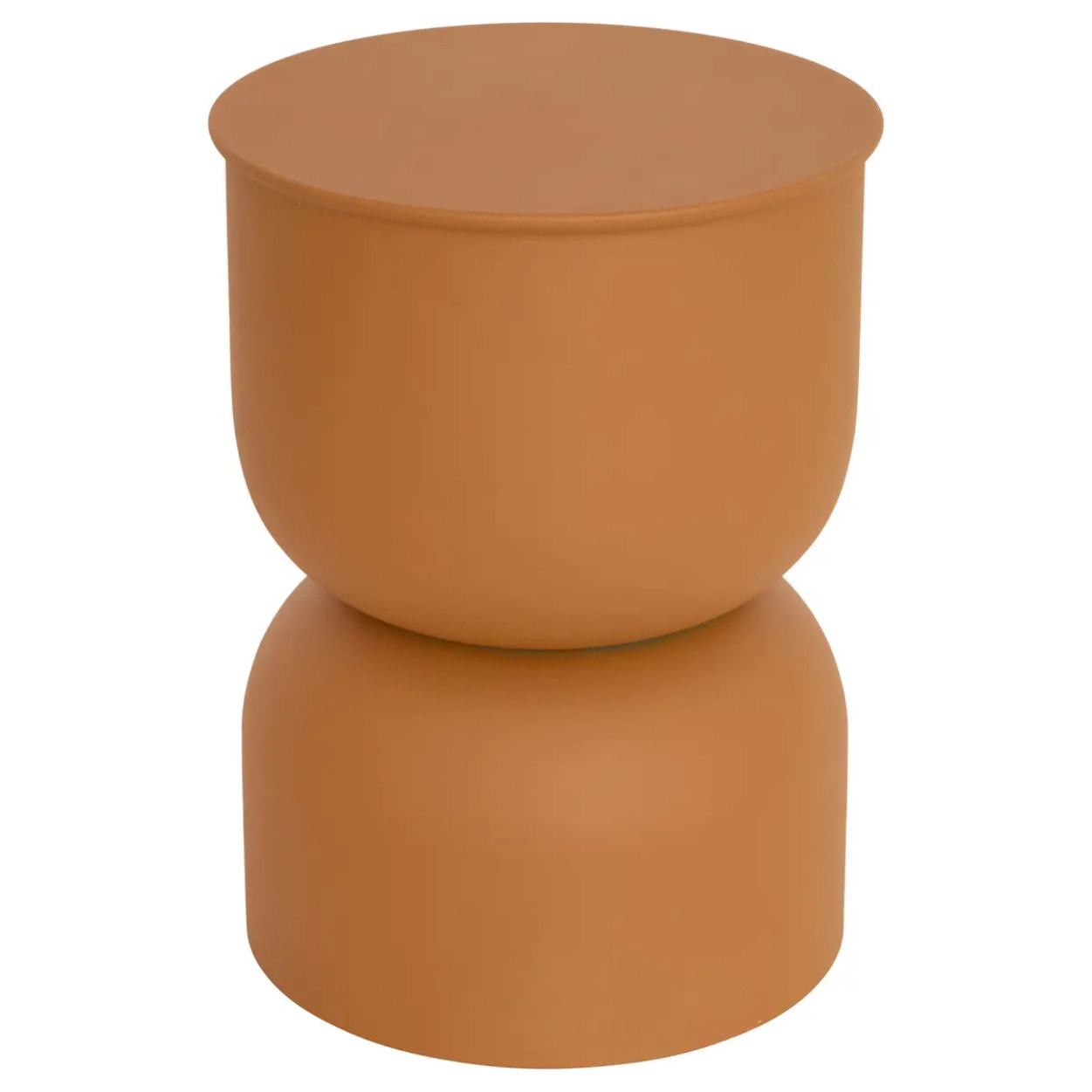 Table d'appoint Palomba ocre 31x31x41,8cm