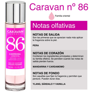 Caravan fragancias set de 3 frascos perfume de mujer nº86, de 150 ml