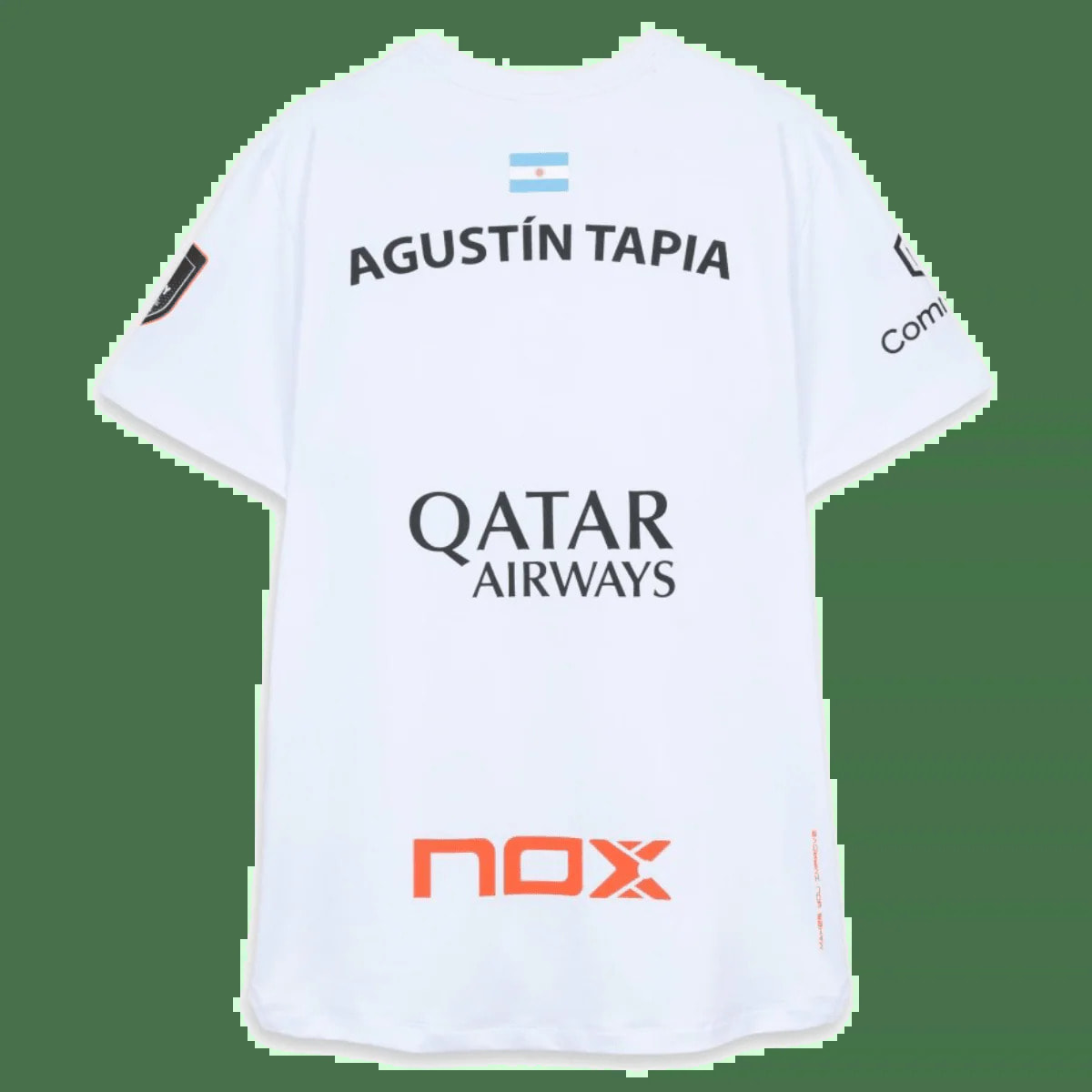 Camiseta Sponsors AT10 Blanco de Agustín Tapia 2026