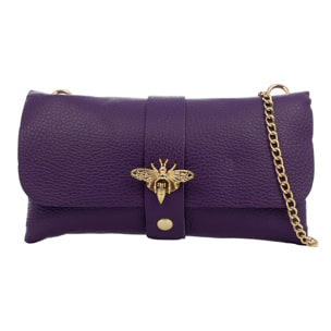 Amaseno bolso bandolera mujer. Piel auténtica Dollaro.