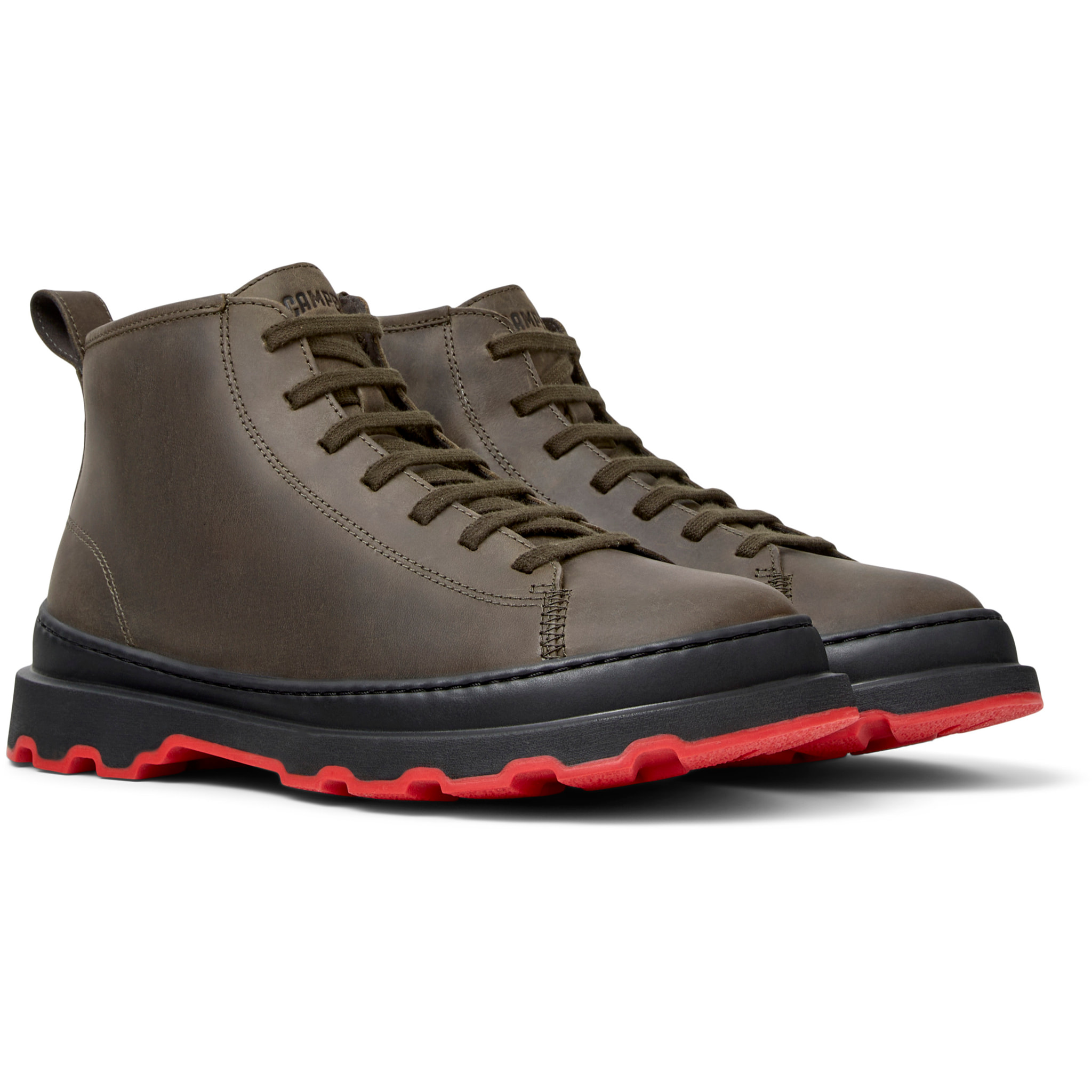 Botines - CAMPER Brutus+ - Verde - Nubuck