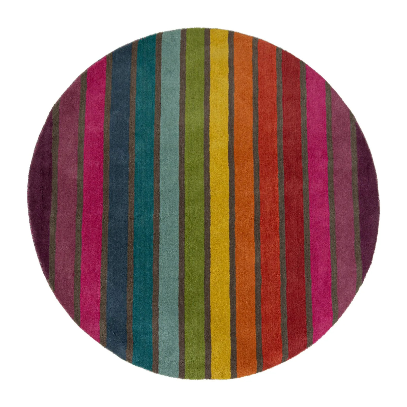 Tapis en laine rond CANDY