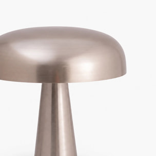 Lampe à poser en métal brossé - Livia
