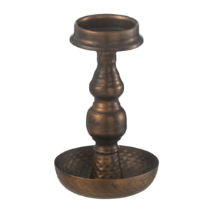 J-Line bougeoir - antique - métal - brun