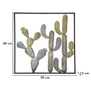 PANNELO IN FERRO CACTUS-FRAME -C- CM 50X1,3X50