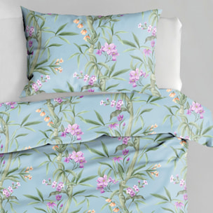 UNO CASA DESIGN Parure Copripiumino Dec.Martignano_Matrimoniale_Lavanda