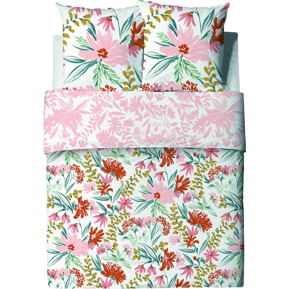 Parure Housse De Couette 3pcs 100% Coton 57fils Marna
