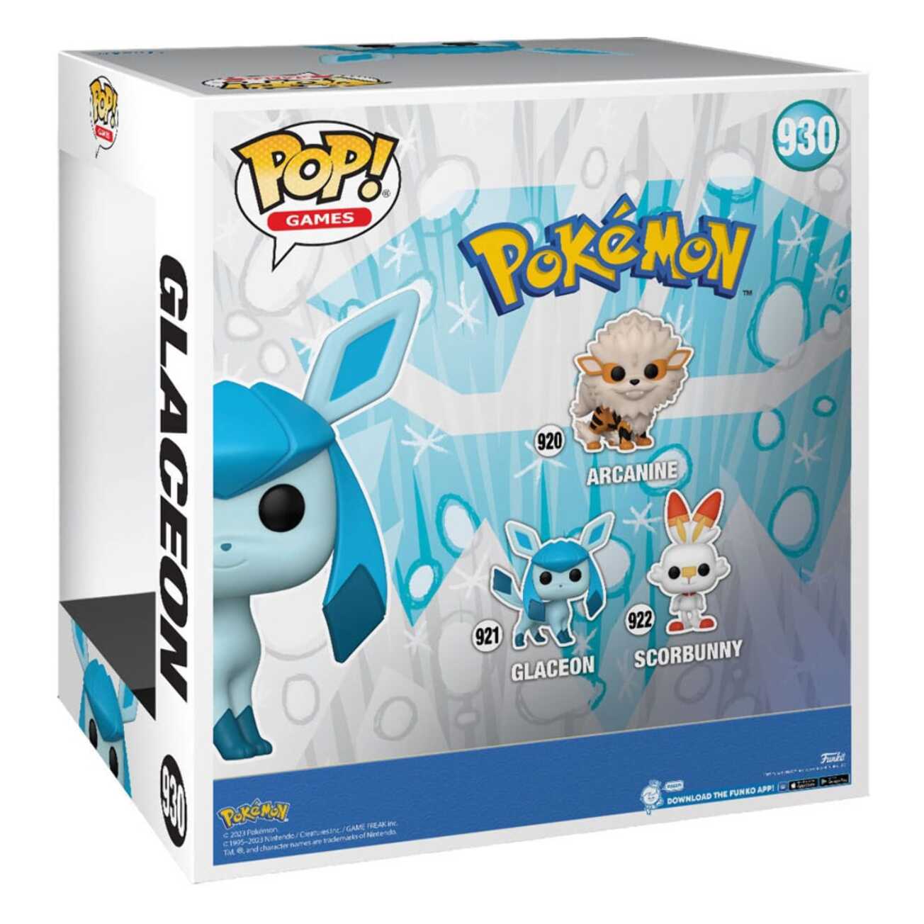 Pokemon Super Sized Jumbo Pop! Games Figure in Vinile Glaceon (Emea) 25 Cm Funko